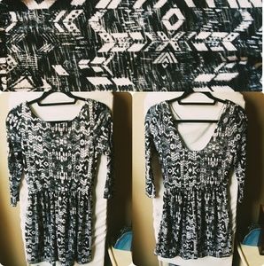 A native print dress